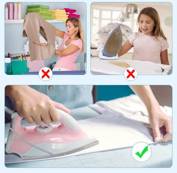 Pack of 2 Non-Stick Iron Soleplate Covers Heat Resistant Protector
