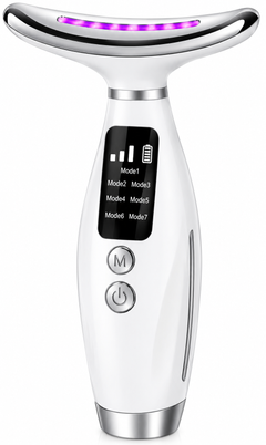 7-Color LED Face &amp; Neck Beauty Device – 7 Modes, 3 Intensity Levels