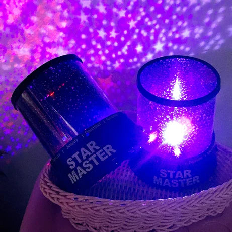 Starry Sky LED Rotating Projector Night Light for Bedroom