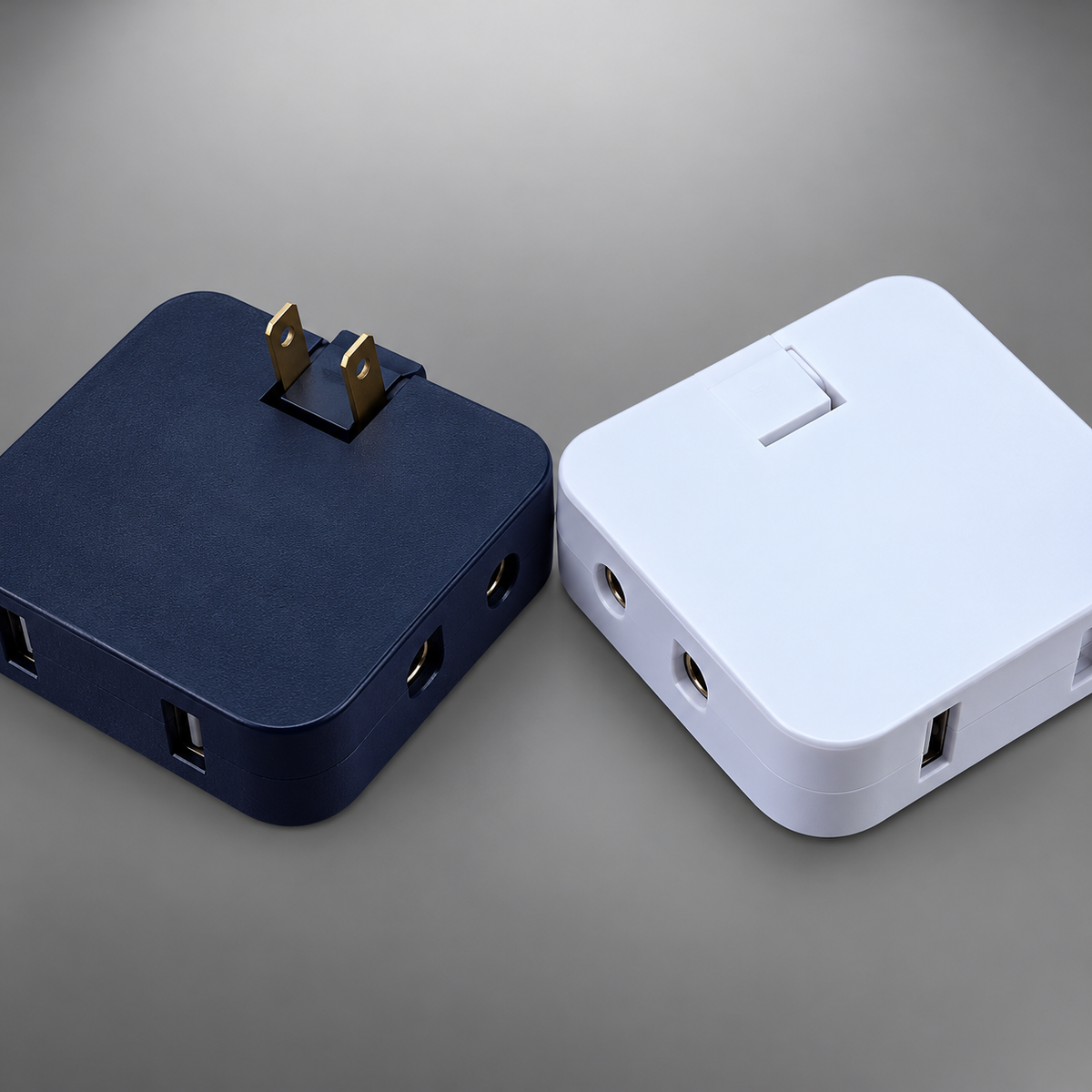 4 in 1 Extension and Charger 180 degree with 2 USB ports