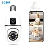Speed-X Dual Lens Night Vision Motion Detection Bulb Camera