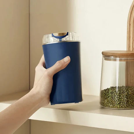 Portable Electric Stainless Steel Spice & Grain Grinder for Home