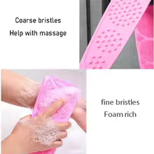 Silicone Back Scrubber Bath Towel