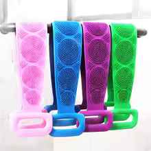 Silicone Back Scrubber Bath Towel