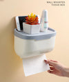 Waterproof Wall Mounted Tissue Box Holder for Bathroom & Kitchen