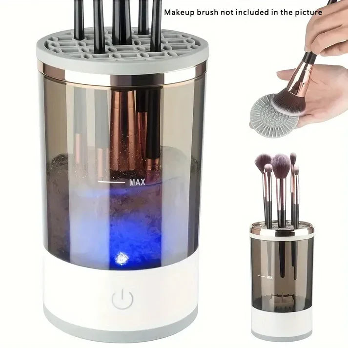 Portable Electric Makeup Brush Cleaner – Fast USB-Powered Hygienic Cleaning Adjustable Collar