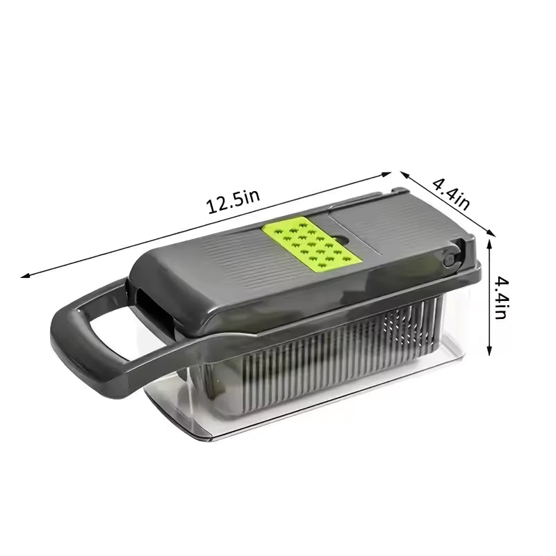 16-in-1 Vegetable Chopper – Slice, Dice & Julienne