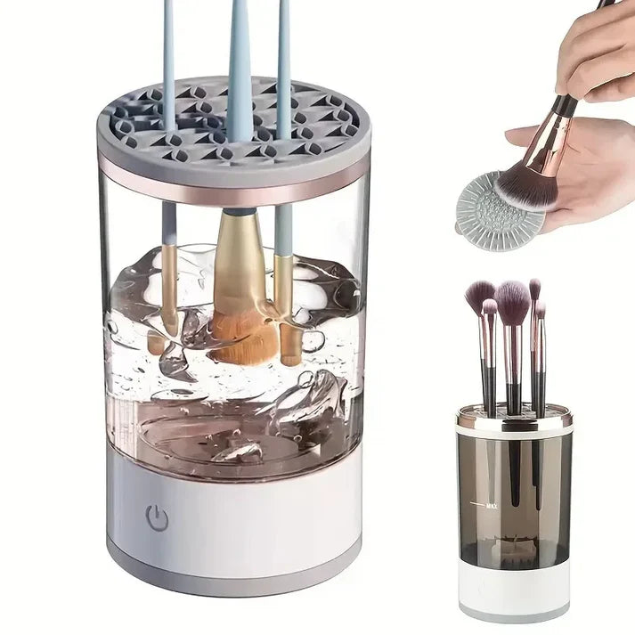 Portable Electric Makeup Brush Cleaner – Fast USB-Powered Hygienic Cleaning Adjustable Collar