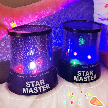 Starry Sky LED Rotating Projector Night Light for Bedroom