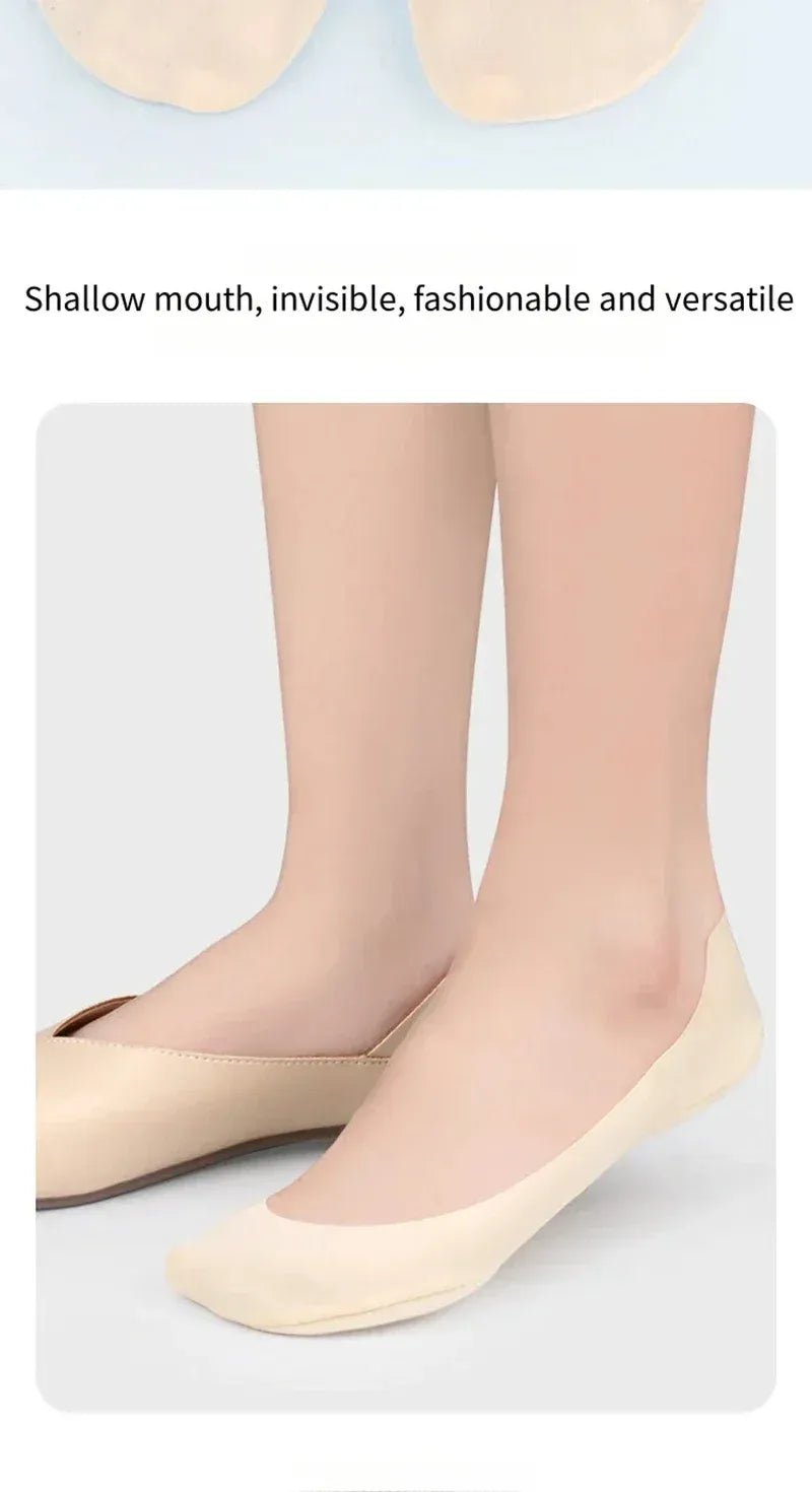 3D Silicone Heel Cushion Socks – Soft Foot Care & Heel Protection Pads