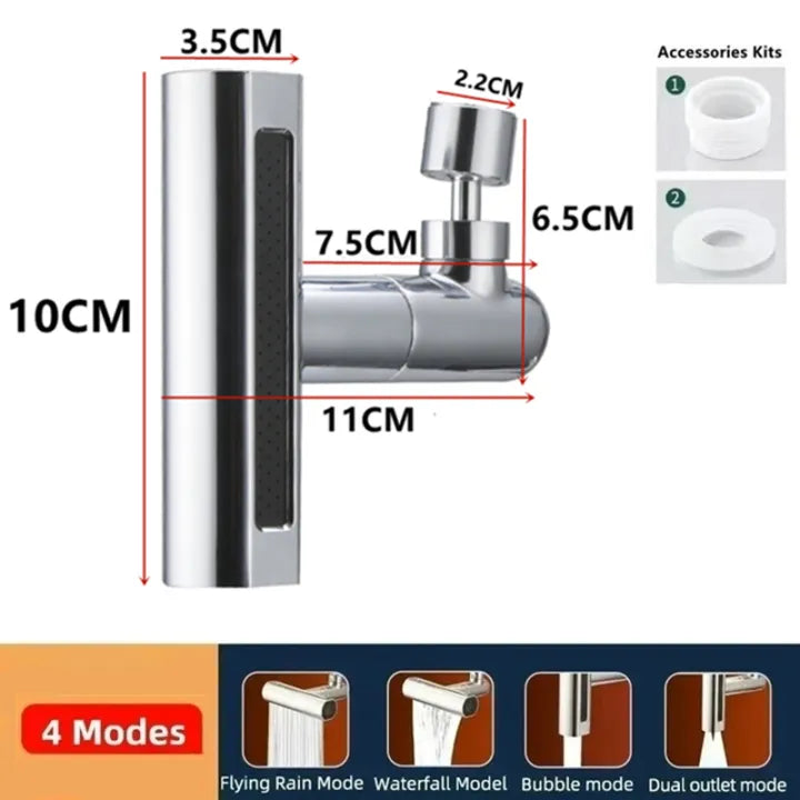 360 degree rotating tap faucet extender
