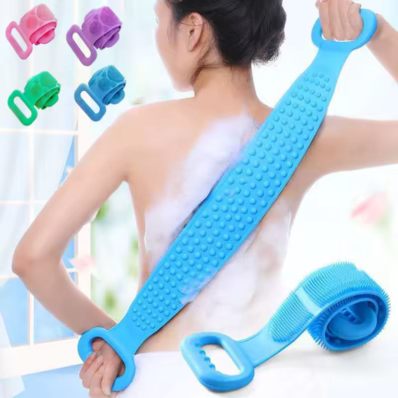 Silicone Back Scrubber Bath Towel