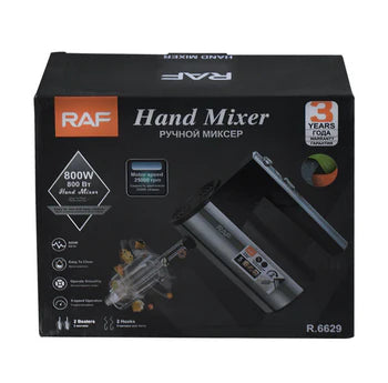 RAF R.6629 Hand Mixer & Egg Beater with 5 Speed Settings