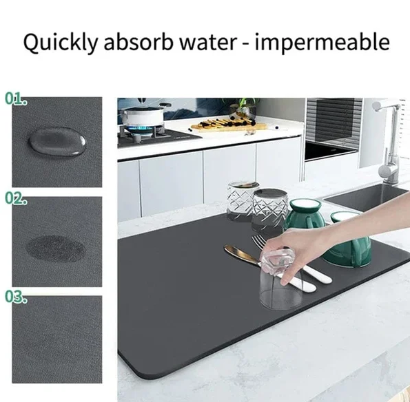 💥Kitchen Super Absorbent Draining Mat