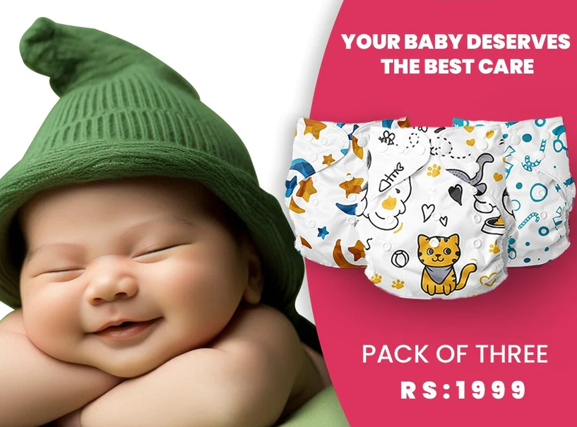 WASHABLE BABY DIAPERS