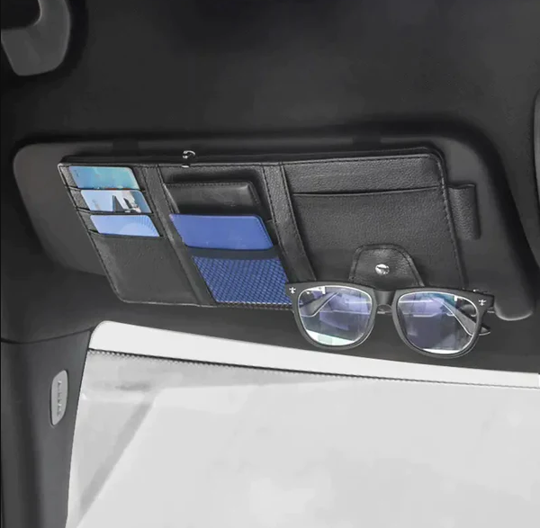 Car Sun Visor Organizer (High Quality Leather 🔥)