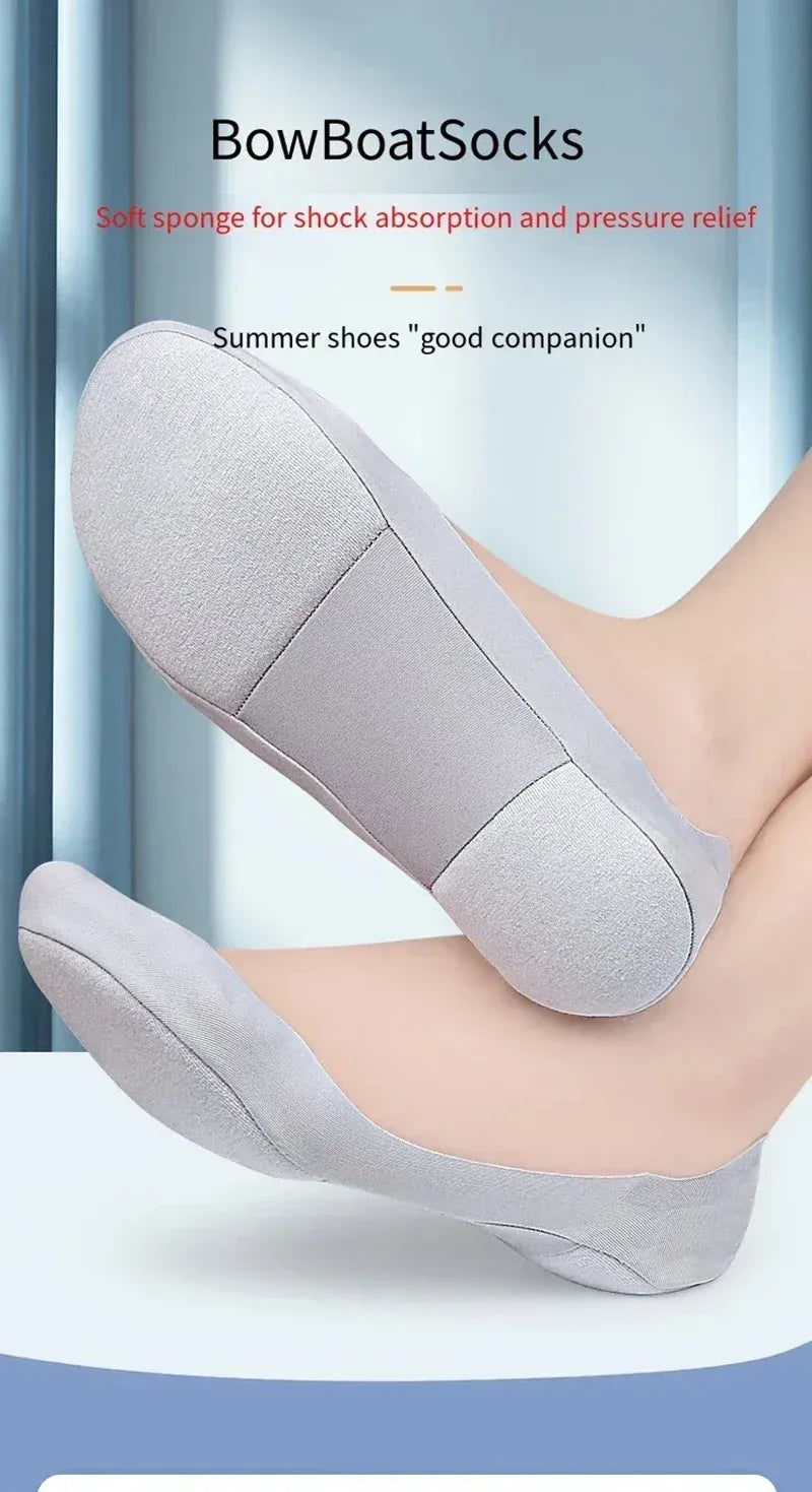 3D Silicone Heel Cushion Socks – Soft Foot Care & Heel Protection Pads