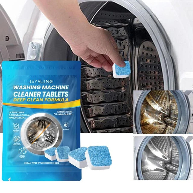 24/48 Pcs Washing Machine Cleaner Tablets for Deep Cleaning & Deodorizing
