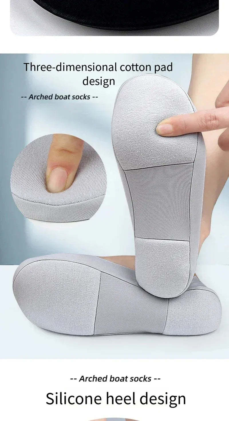 3D Silicone Heel Cushion Socks – Soft Foot Care & Heel Protection Pads