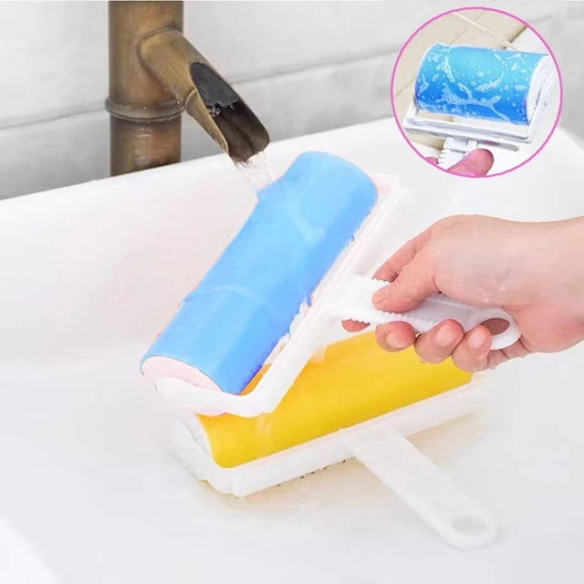 Pack of 2 Washable Reusable Sticky Lint Rollers for Lint Removal