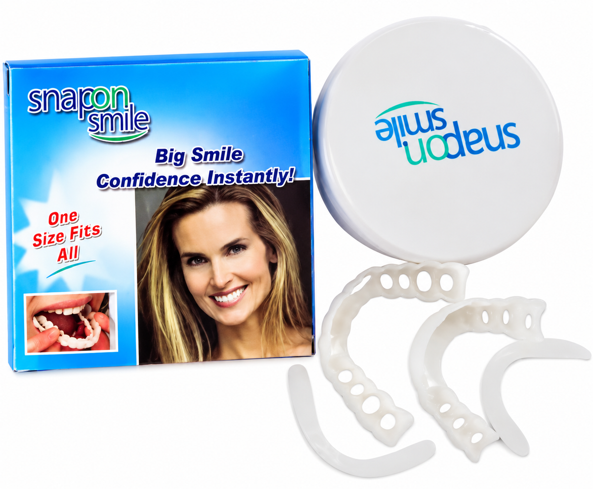 Snap-On Smile Teeth – Instant Cosmetic Veneers &amp; Natural-Look Tooth Covers