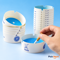 Disposable Paper Ashtray – Round Desktop Design