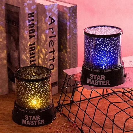 Starry Sky LED Rotating Projector Night Light for Bedroom