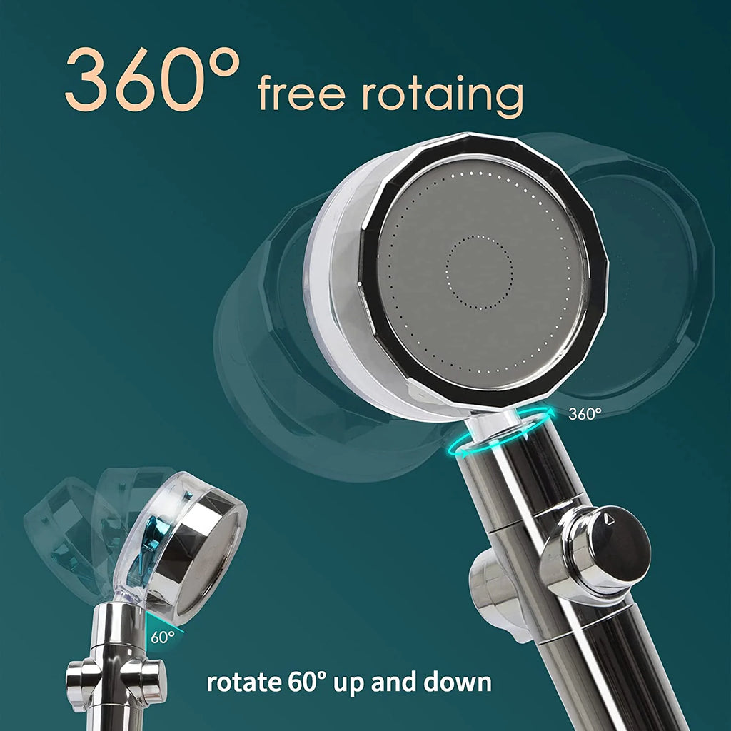 HIGH PRESSURE TURBO SHOWER HEAD