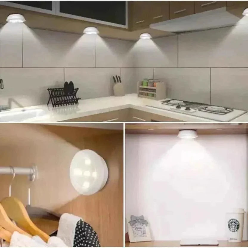Wireless LED Night Lights with Remote – Pack of 3