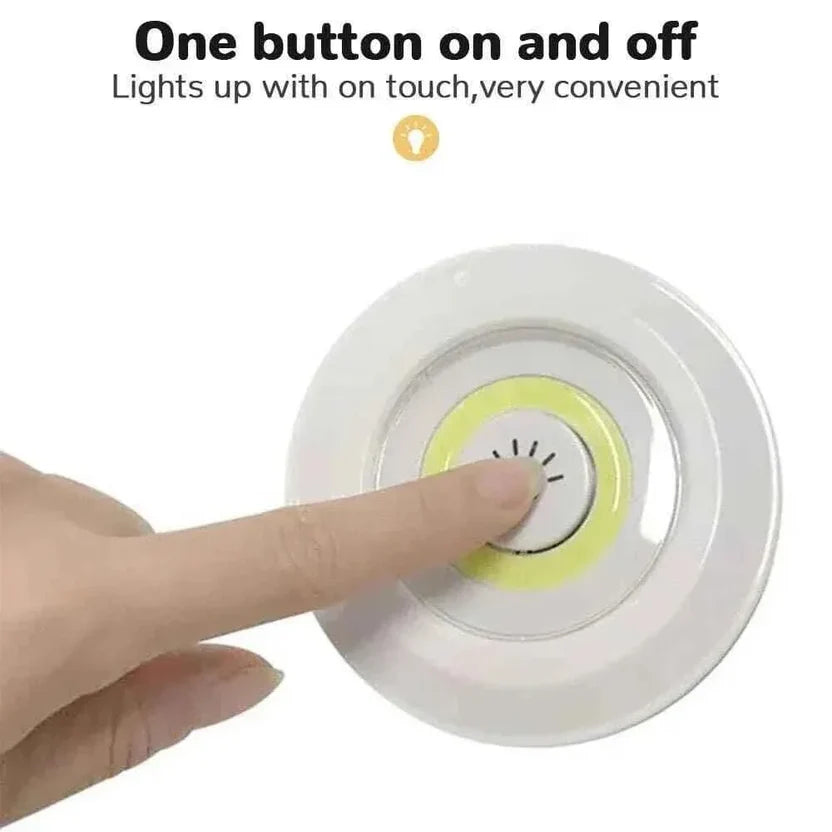 Wireless LED Night Lights with Remote – Pack of 3