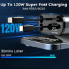 4-in-1 Retractable 120W Super Fast Car Phone Charger Adapter
