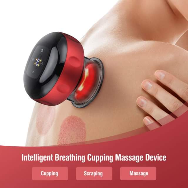 Electric Vacuum Cupping Massage Anti Cellulite Magnet Therapy Wireless Guasha Scraping Fat Burner Slimming Body Scraping Cupping Hajama