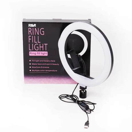 LED Selfie Ring Light with Tripod for Photography & Live Streaming