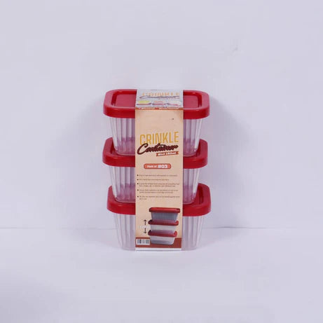 Pack of 6 Mini Food Storage Containers for Home & Outdoor Use