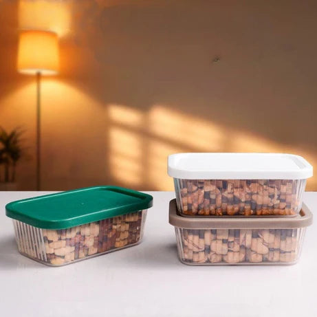 Pack of 6 Mini Food Storage Containers for Home & Outdoor Use