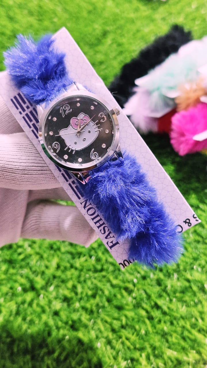 Hello Kitty Cartoon Analog Wrist Watch for Kids & Women