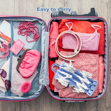 360° Foldable Sock Dryer Hanger for Travel, Towels & Baby Clothes