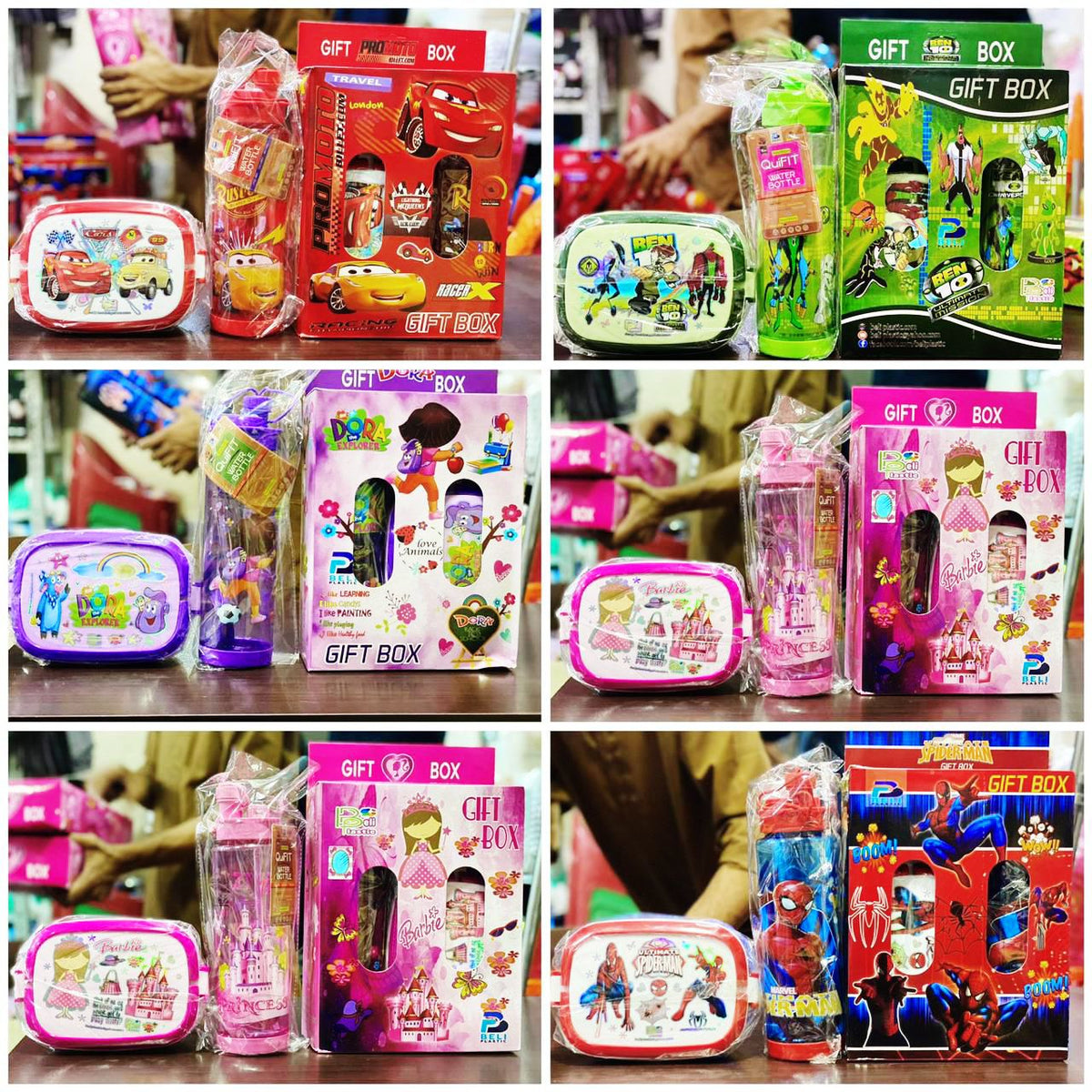 2-in-1 Kids Lunch Box & Water Bottle Gift Set for Boys & Girls