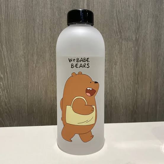 We Baby Bears Cartoon Water Bottle BPA-Free Leakproof & Durable