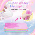 Set Of 3 Cartoon Compressed Kitchen Sponge – Double Sided Dish & Pot Cleaning Wipe