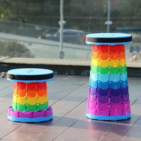 Foldable Telescoping Stool – Adjustable Portable & Super Strong
