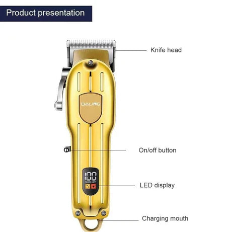 DALING Rechargeable Hair Clipper & Beard Trimmer for Men Cordless
