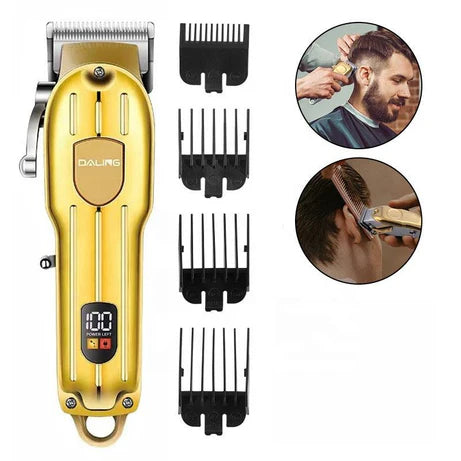 DALING Rechargeable Hair Clipper & Beard Trimmer for Men Cordless