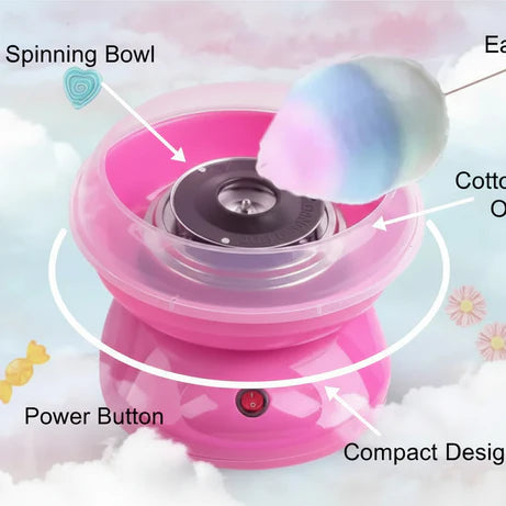 Mini Cotton Candy Maker Machine for Home Use