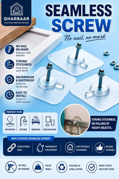 Punch-Free Screw Stickers