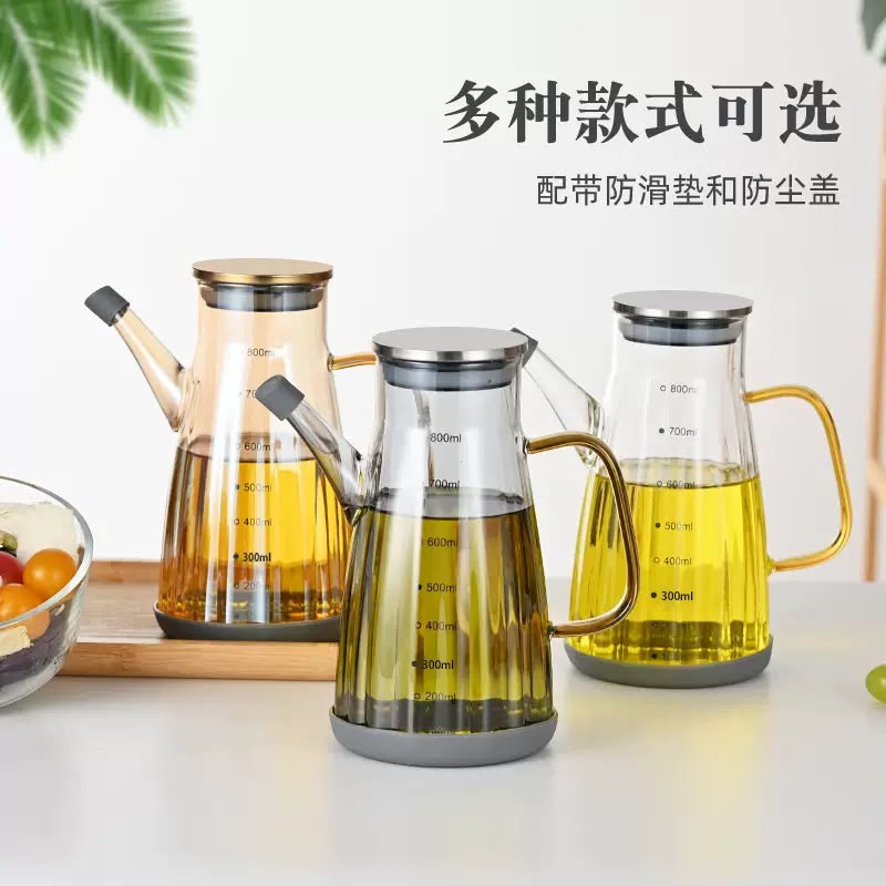 Glass Oil Dispenser – Kitchen Oil Pouring Bottle