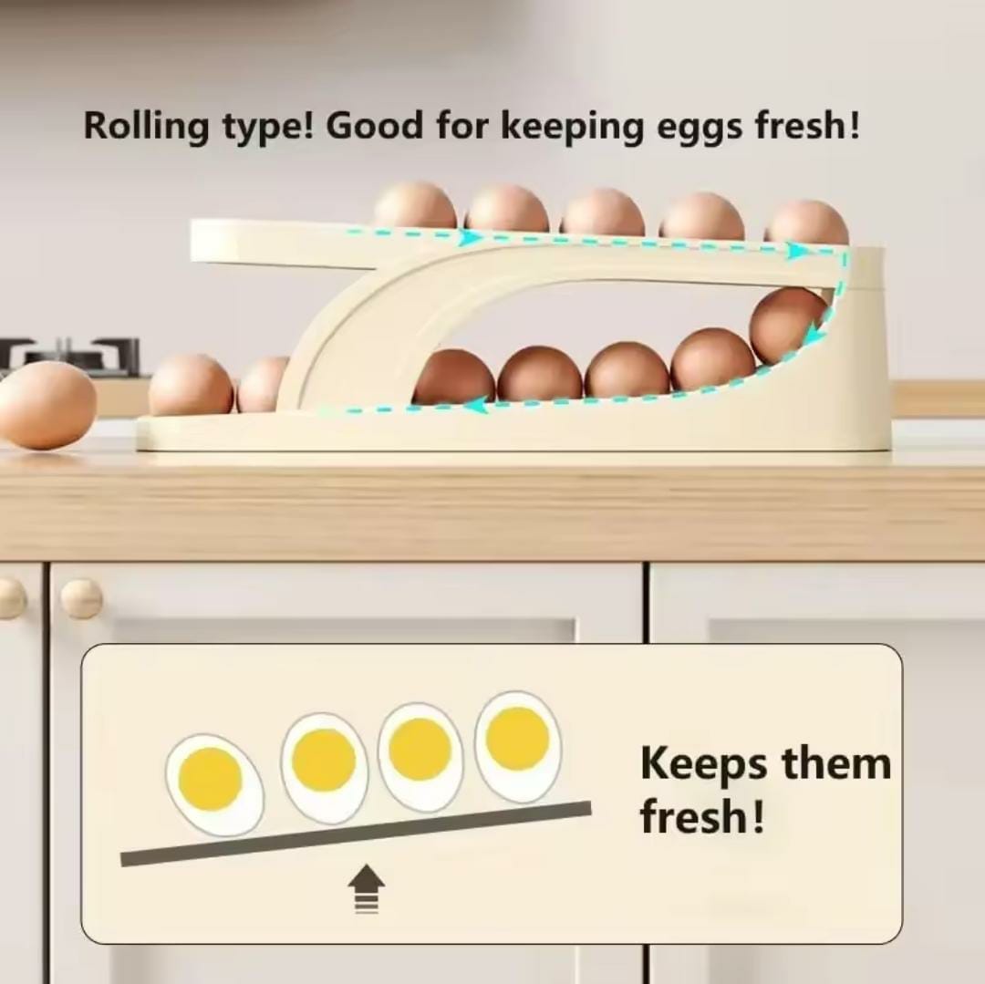 Rolling Egg Storage Organizer