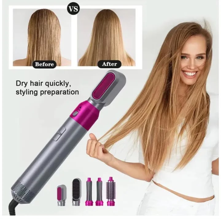 5-in-1 Hot Air Brush Styler