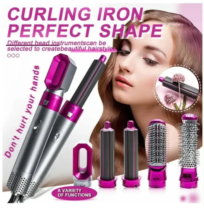5-in-1 Hot Air Brush Styler