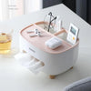 Multifunctional Tissue Box Organizer